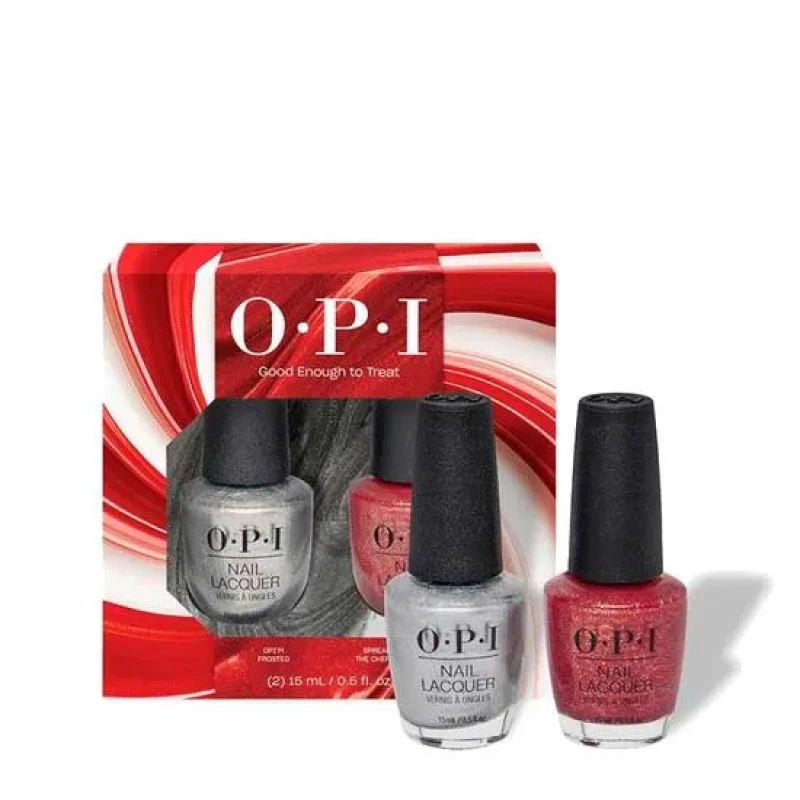 Image of OPI Good Enough To Treat Nail Polish Duo Gift Set