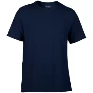 image of Gildan Mens Core Performance Sports Short Sleeve T-Shirt (S) (Navy)