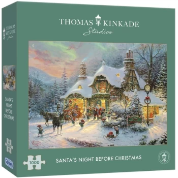 Image of Santa's Night Before Christmas Jigsaw Puzzle - 1000 Pieces