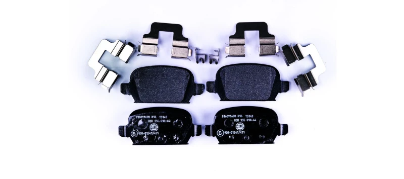 Image of HELLA Brake pad set HELLA 8DB 355 018-641
