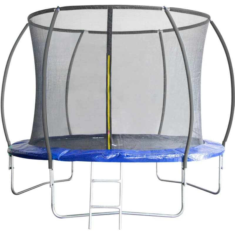 Image of Artemis Home Leapfrog 10FT or 305cm Round Outdoor Trampoline with Blue Padding Blue Unisex