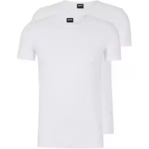 image of Boss Boss 2 Pack Slim T-Shirt Mens - White