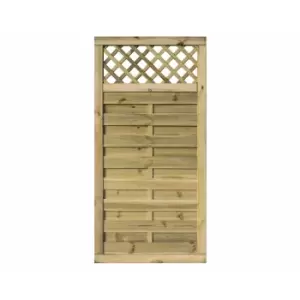 image of Rowlinson Halkin Garden Screen Fencing or Gate 3ft x 6ft Pack of 3, Natural