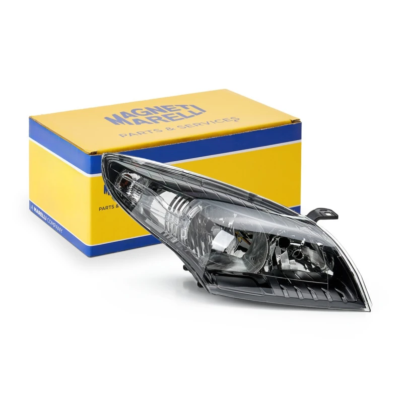 Image of MAGNETI MARELLI 711307024129 Headlights Right, without bulbs, Halogen Headlight (259)