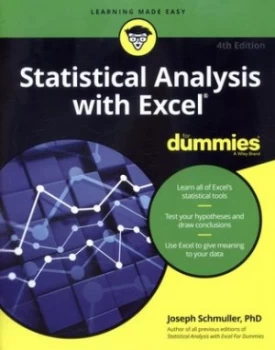Image of Statistical Analysis with Excel for Dummies by Joseph Schmuller Book