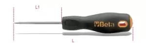 Image of Beta Tools 1687D Engineer's Precision Scriber Straight Tip L1: 80mm 016870110