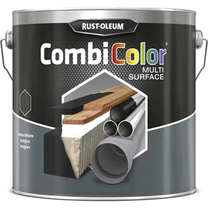 Image of Rust Oleum Satin Multi Surface Paint 7394MS.0.75 Colour: White