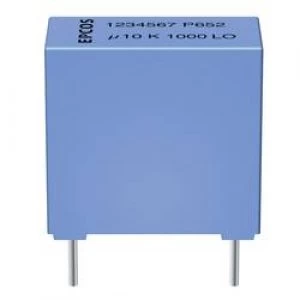Image of MKT thin film capacitor Radial lead 47 nF 400 Vdc 10 7.5mm L x W x H 10 x 5 x 10.5mm Epcos B32520 C6473 K