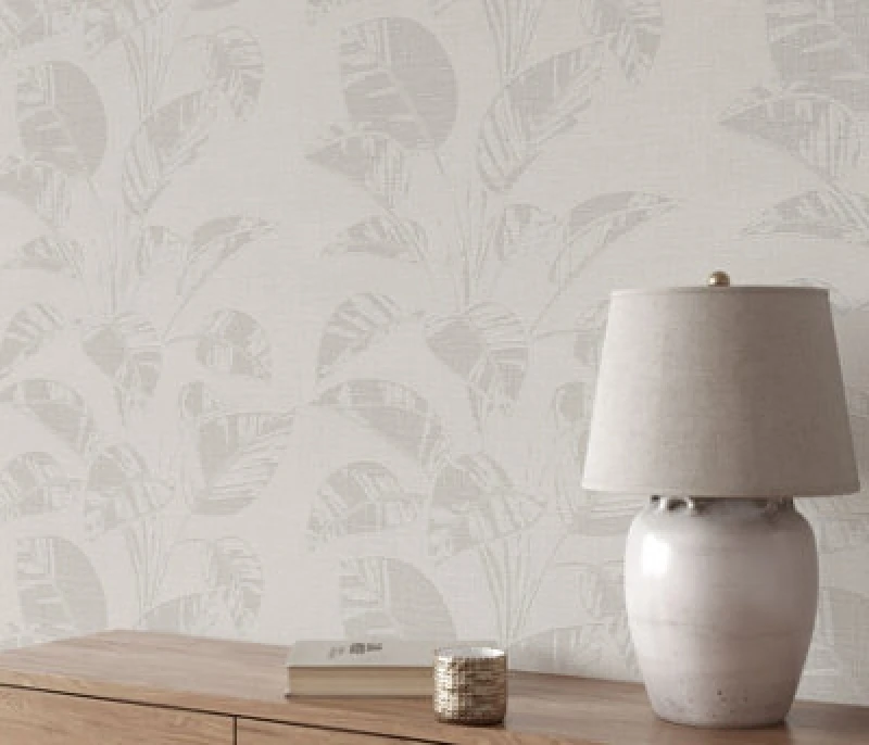 Image of Erismann Largo Leaf Blown Vinyl Wallpaper