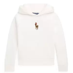 image of Polo Ralph Lauren Polo Ralph Lauren Logo OTH Hoodie Junior Girls - White