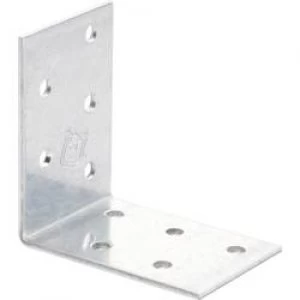 Image of TOOLCRAFT Perforated plate angle 60 x 60 x 40 mm 60 mm Steel