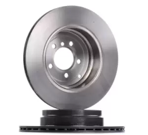 Image of BREMBO Brake disc LAND ROVER 09.A772.11 LR011891,LR031846 Brake rotor,Brake discs,Brake rotors