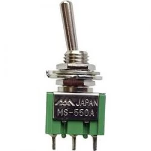 Image of Toggle switch 250 V AC 1.5 A 1 x OnOn MS 550A B