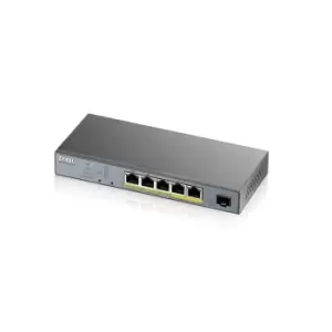 image of Zyxel GS1350-6HP-EU0101F network switch Managed L2 Gigabit...