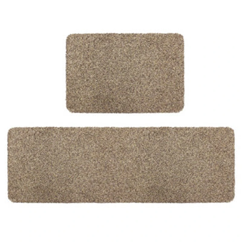 Image of JVL Tanami Barrier Mat and Runner Set - Beige Beige