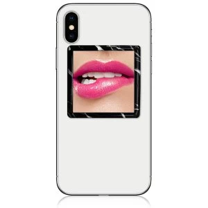 Image of iDecoz Black Marble Square Phone Mirror