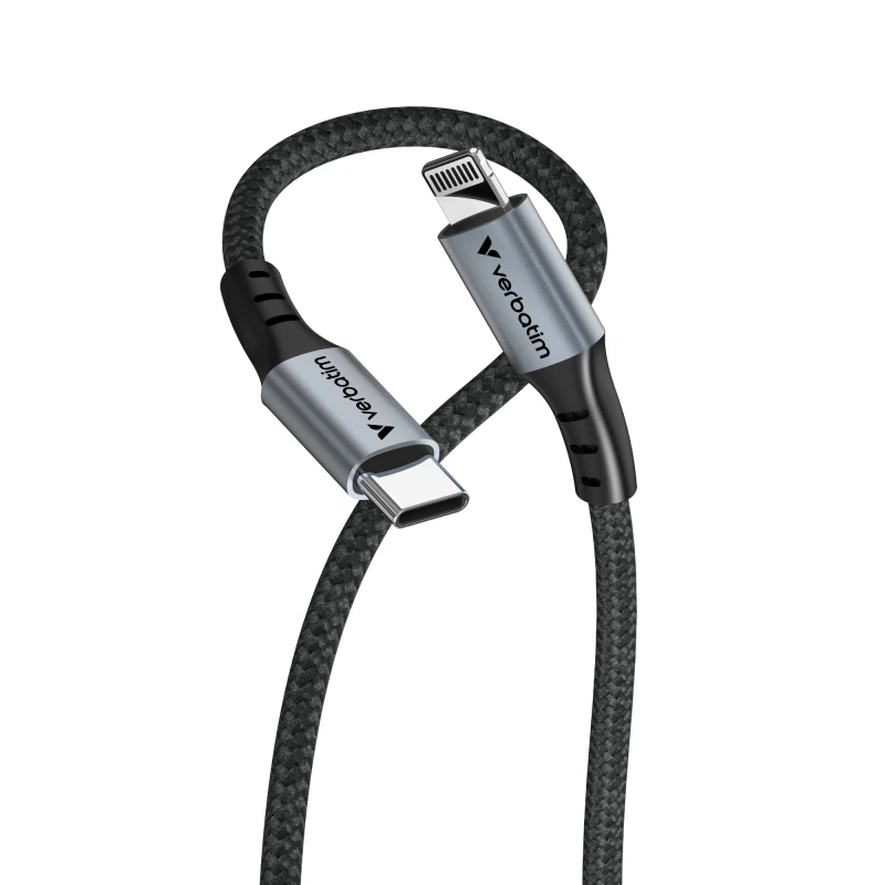 Image of Verbatim Verbatim Cell phone Cable [1x USB-C - 1x Lightning] 1.2 m USB C , Lightning 31844