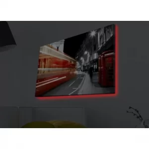 Image of 4570MDACT-031 Multicolor Decorative LED Lighted Canvas Painting