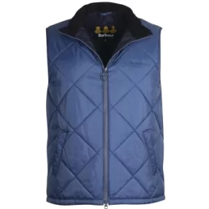 Image of Barbour Mens Finnar Gilet Mid Blue XXL