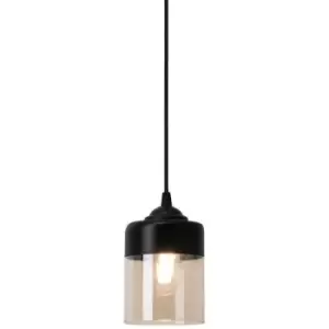 Zumaline Lighting - Zumaline Porto Slim Pendant Ceiling Light, Black, 1x E14