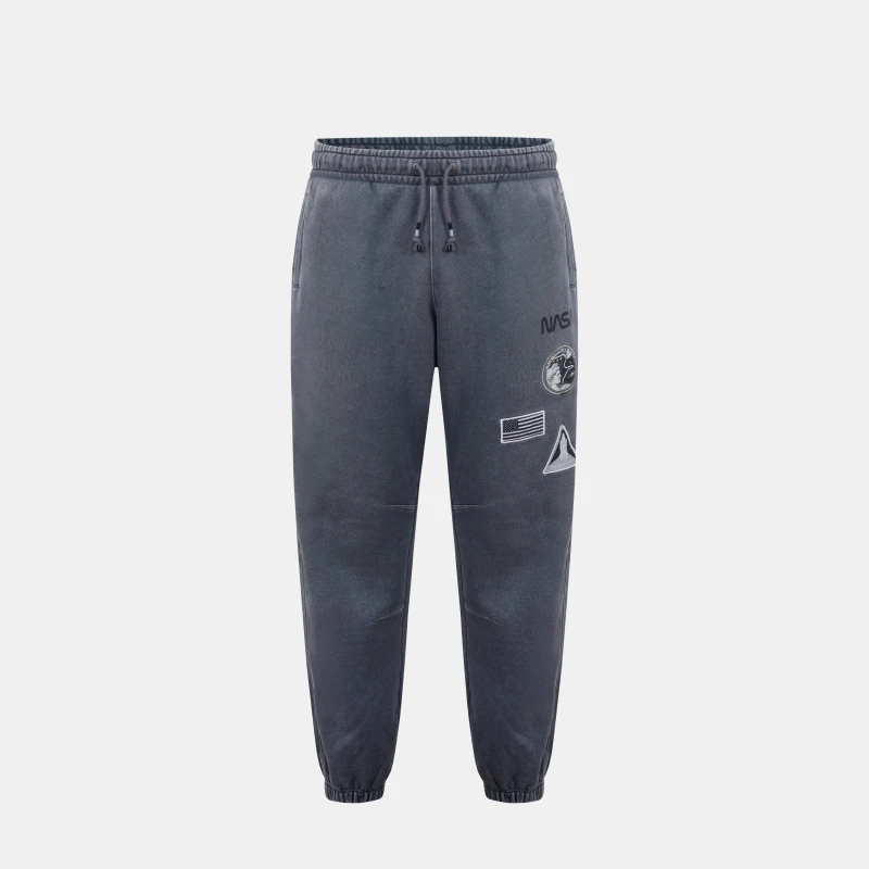 Image of SoulCal Mens Soul NASA Closed Hem Fleece Joggers Grey male S
