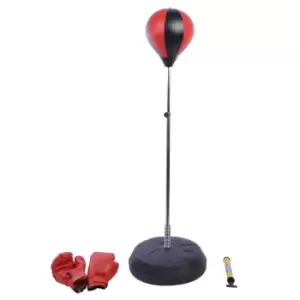 Image of Homcom Adjust Kids Training Boxing Punching Ball Bag Boxing Punching W/ Gloves