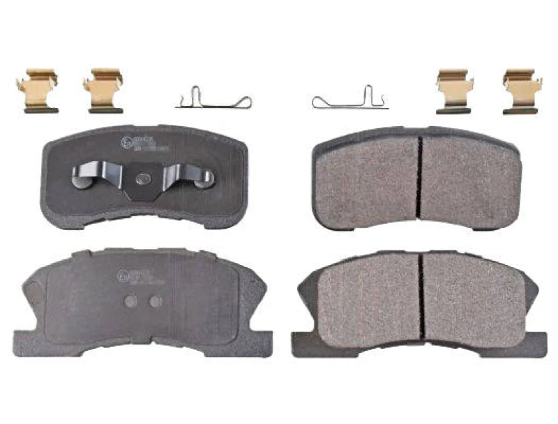 Image of Blue PRINT ADD64235 Brake pad set Front Axle, with acoustic wear warning, with fastening material Brake Pad Set,disc brake (402)
