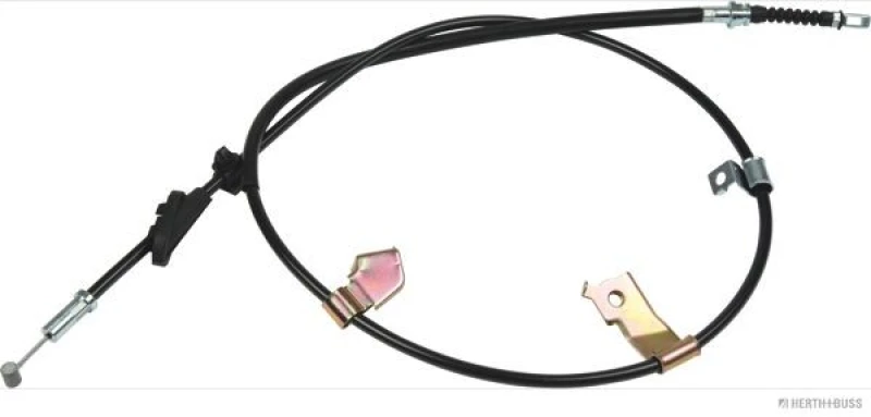 Image of HERTH+BUSS JAKOPARTS J3924083 Brake Cable Left Rear, 1845mm Cable,parking brake (124)