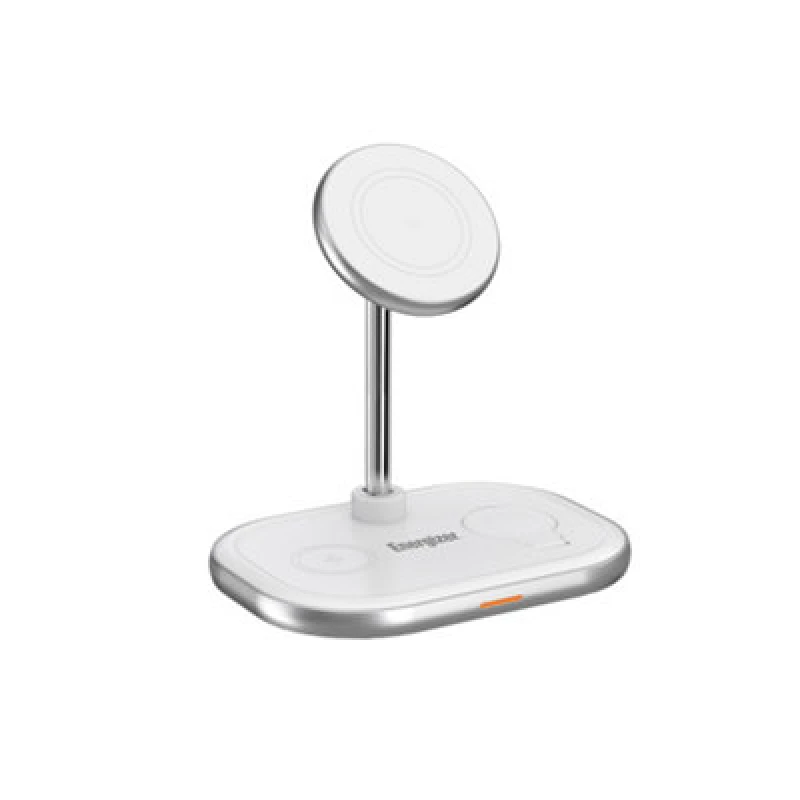 Image of Energizer WCP303 15W 3-in-1 QI Wireless Stand White E71029814