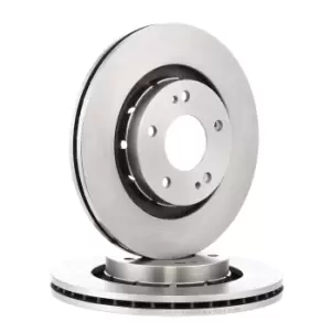 Image of RIDEX Brake disc 82B0154 Brake rotor,Brake discs PEUGEOT,CITROEN,MITSUBISHI,4007 (VU_, VV_),C-CROSSER (EP_),C-CROSSER ENTERPRISE