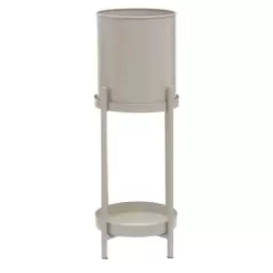 image of Interiors by PH Asher Two Tier Grey Plant Stand