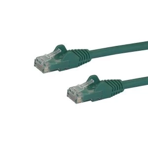 image of Startech 35ft Green Snagless Cat6 UTP Patch ETL