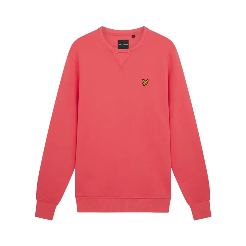 Image of Lyle & Scott Round-neck sweatshirt Lyle & Scott Rose Male XL
