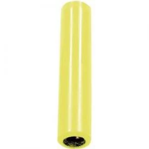 Image of Connector 4mm socket 4mm socketYellowStaeubliKK441 pcs