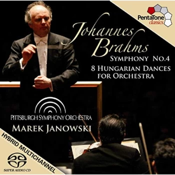 image of Pittsburg Symphony Orchestra - Symphony No. 4, Hungarian Dances (Janowski) CD