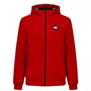 Image of Tommy Jeans Tommy Jeans Badge Padded Nylon Jacket - Red