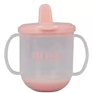 Image of Boss Boss Logo Sippy Cup Babies - Pink