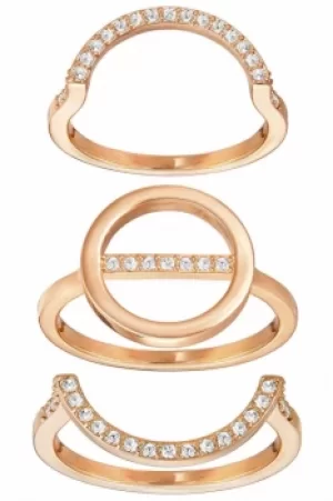Image of Ladies Swarovski Jewellery Flash Ring Set Size 52 Jewellery