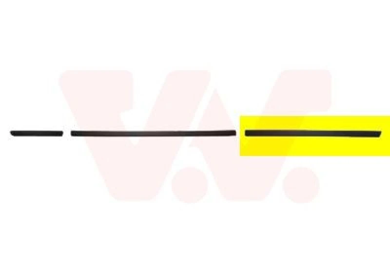 Image of VAN WEZEL Door moulding trim VAN WEZEL 0646425