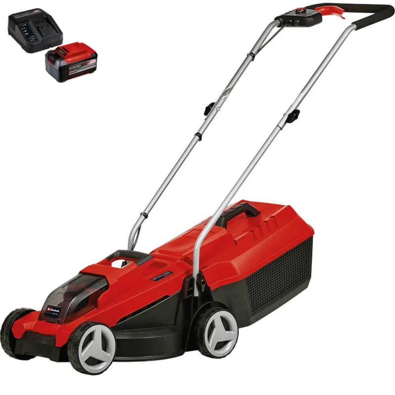 Image of Einhell GE-CM 18/32 Li 18v Cordless Brushless Rotary Lawnmower 320mm GE-CM 18/32 Li Batteries: 1 x 5.2ah Li-ion