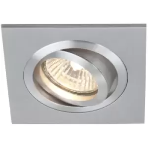 image of Sienna Lighting - Sienna Pelite Spot Recessed Spotlight Steel Brushed