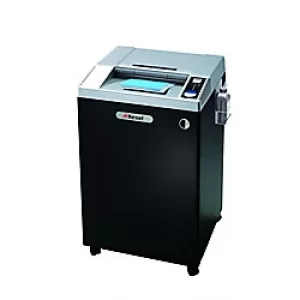 Image of Rexel Super High Security Micro Cut Shredder RLWSFM9 Security Level P7 Black, Silver