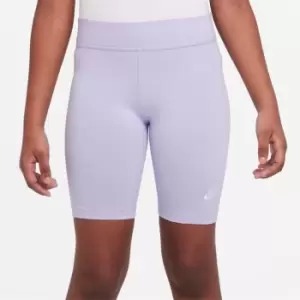 Image of Nike Sportswear Big Kids (Girls') Bike Shorts - Purple