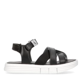 image of Calvin Klein Jeans Girls Hilton Sandals - Black