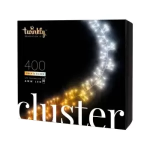 Image of Twinkly Cluster 6m 400 Smart LED Cluster Lights - Amber/Warm White/Cool White