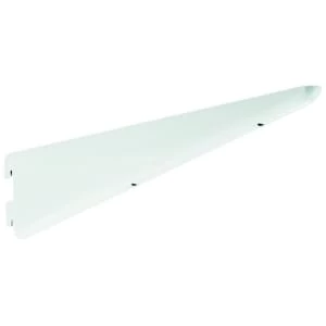 Image of Wickes Twin Slot Shelving Bracket White - 320mm