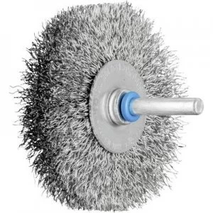 image of PFERD HORSE round brush uncoated 70 x 19mm wire thickness 0.3mm With shaft o 6mm 43701019 10 pc(s)