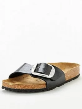 Birkenstock Madrid Flat Sandal - Black, Size 3, Women