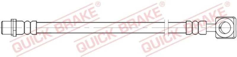 Image of QUICK BRAKE Brake hose QUICK BRAKE 58.010