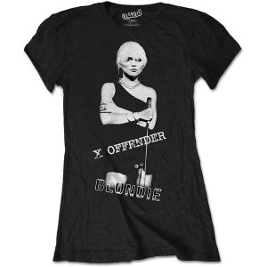 Image of Blondie - X Offender Womens Large T-Shirt - Black